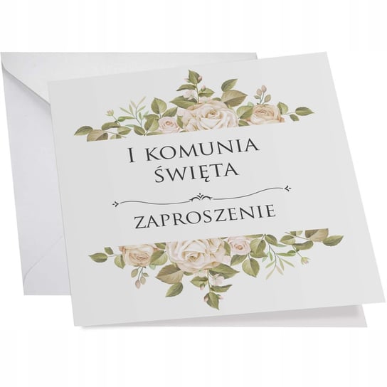 Zaproszenie Komunia Święta+Koperta Kwiaty12Szt. Y7 Inna marka
