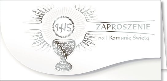 Zaproszenie Komunijne komplet 10 szt ZK5S AB Card