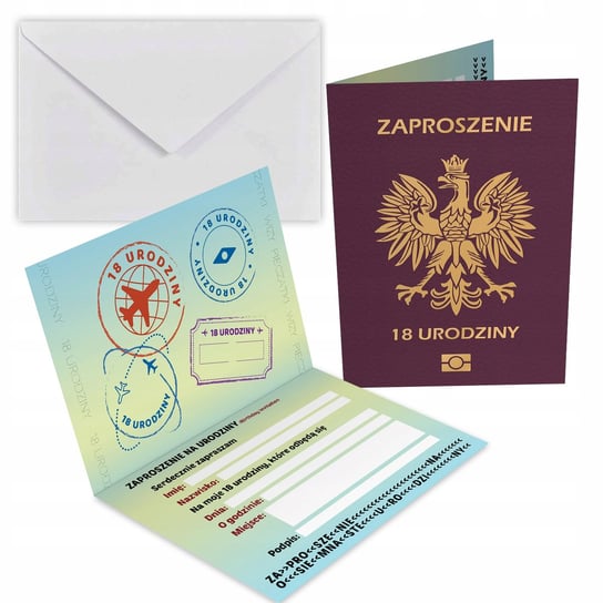 Zaproszenie Na 18 Urodziny Paszport Z2 Propaganda