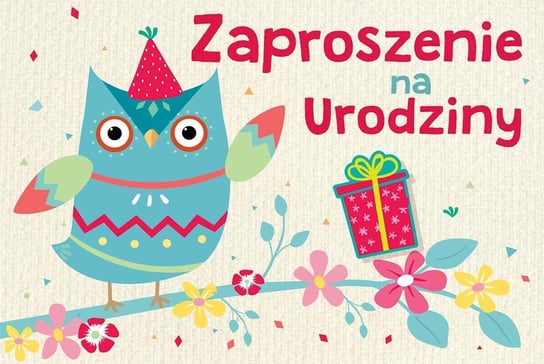 Zaproszenie na dziecięce urodzinki mix 5 szt PCZZ84 Kukartka