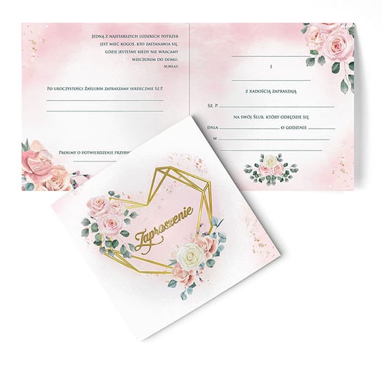 Zaproszenie na ślub i przyjęcie Koperta 63224 Forum Design Cards