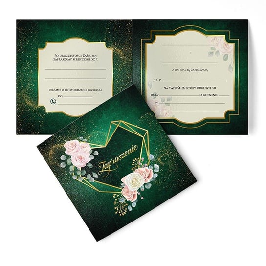 Zaproszenie na ślub i przyjęcie Koperta 63225 Forum Design Cards