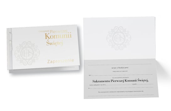 Zaproszenie PMZ-061 Komunia PASSION CARD