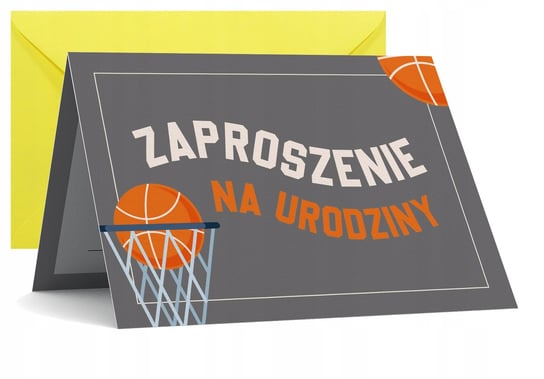 ZAPROSZENIE URODZINOWE DLA FANA KOSZYKÓWKI Dodo