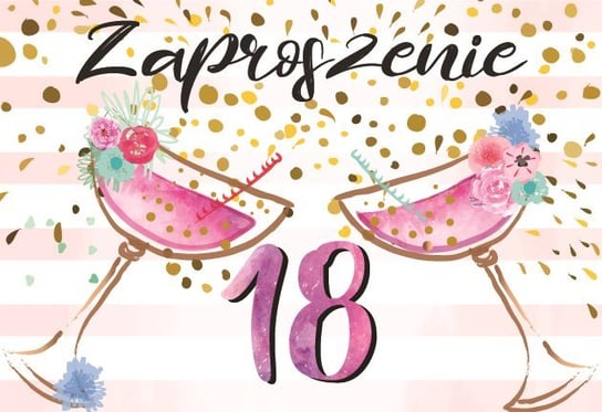 Zaproszenie ZZ-079 Urodziny 18 - drinki (kobiece) Baier&Schneider