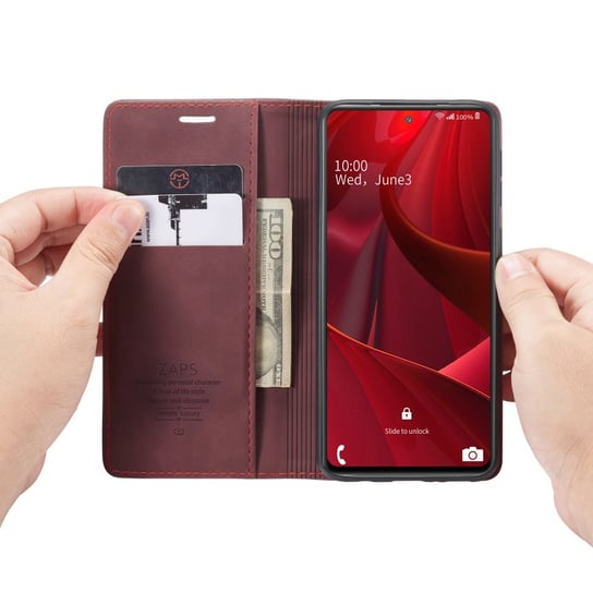 ZAPS Wallet Galaxy S20 wiśniowy Inna marka