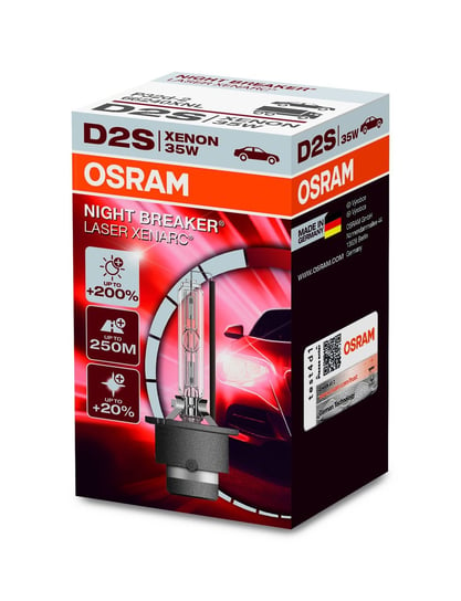 Żarnik OSRAM D2S Xenarc Night Breaker Laser +200% (1 sztuka) Osram