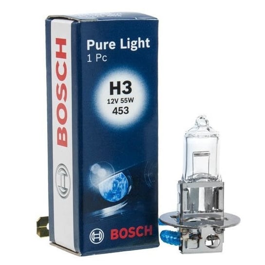 Żarówka halogenowa Bosch Pure Light H3 12V 55W, 1 szt. Bosch