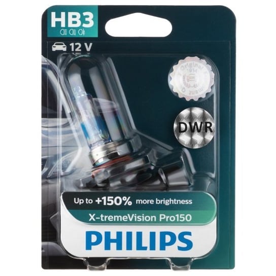 Żarówka halogenowa PHILIPS X-tremeVision Pro150 HB3 12V 60W, 1 szt. Philips