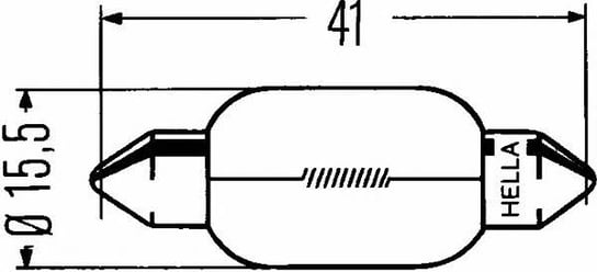 Żarówka K (18W) 12V 18W Hella 8GM 002 091-121 Hella