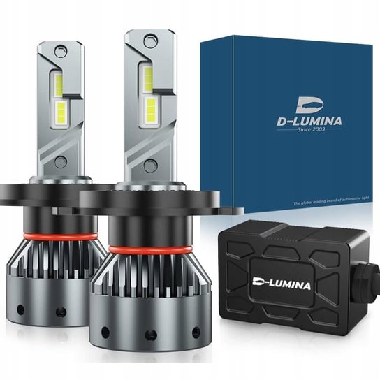 Żarówka LED D-Lumina H4 100W 16000lm, Canbus, 6000K, 2 sztuki Inna marka