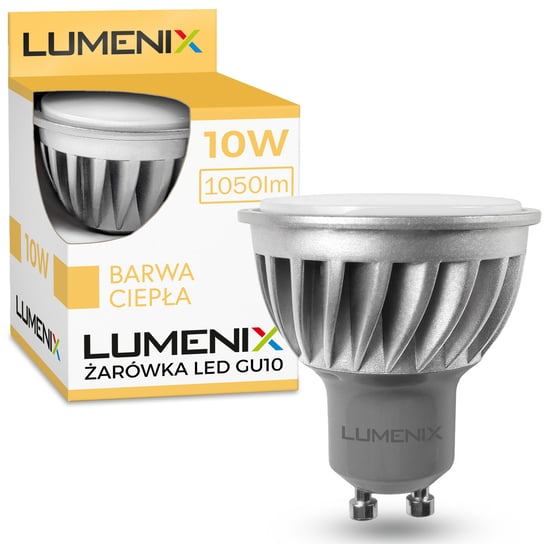 Żarówka LED GU10 1080lm 10W ściemnialna DIM CIEPŁA Lumenix DLED