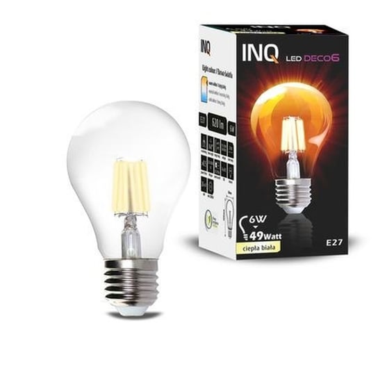 Żarówka LED INQ Bulb Edison LDA010WW, E27, 6 W INQ