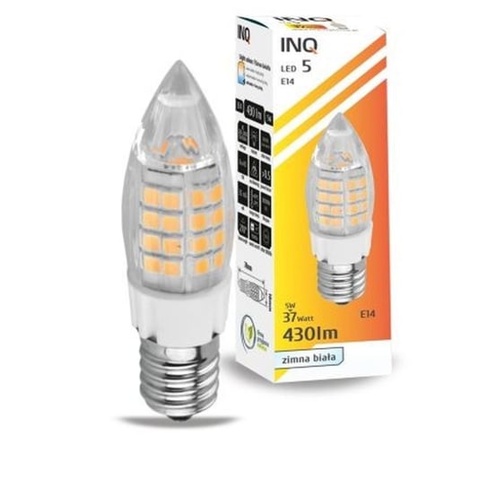 Żarówka LED INQ Candle LS010CW, E14, 5 W INQ