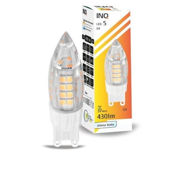 Żarówka LED INQ Candle LT020CW, G9, 5 W INQ