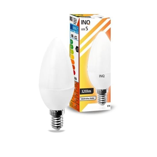 Żarówka LED INQ LB024WW, E14, 5 W, biała ciepła INQ