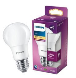 Żarówka LED PHILIPS A60 E27 5,5W =40W 2700K ciepła WW 470 lm Philips