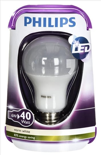 Żarówka LED PHILIPS, A60M, E27, 6 W Philips