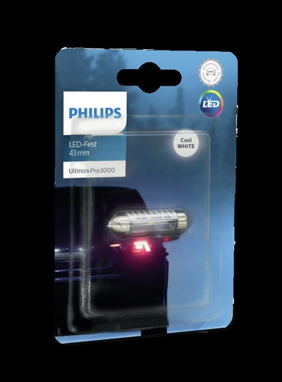 Żarówka LED PHILIPS Festoon 43mm Ultinon Pro3000 SI (1 sztuka) Philips