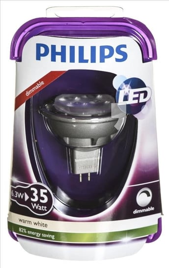 Żarówka LED PHILIPS, MR16, GU5.3, 6.5 W Philips