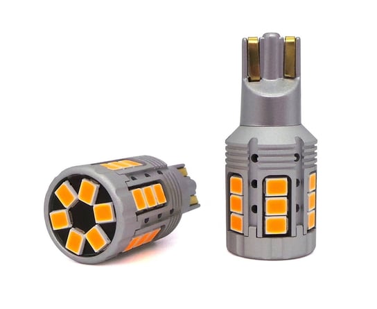 żarówka LED W16W 12-24V 100% CAN pomarańczowa bez błędu motoLEDy
