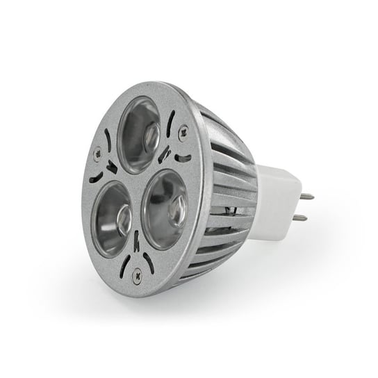 Żarówka LED WHITENERGY 3xPower LED, GU5.3, MR16, 3,5 W, barwa biała ciepła Whitenergy
