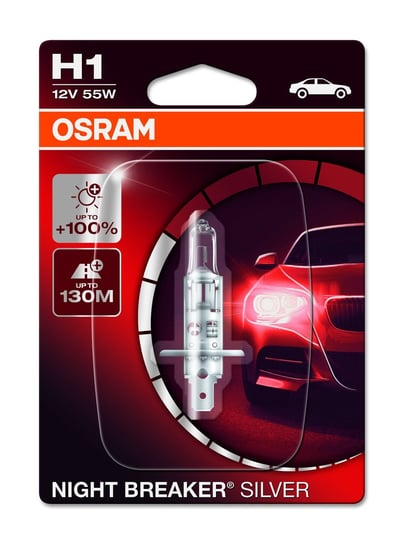 Żarówka OSRAM H1 Night Breaker Silver +100% (1 sztuka) Osram