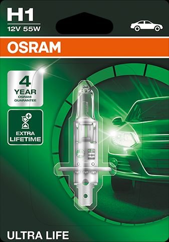 Żarówka OSRAM H1 Ultra Life (1 sztuka) Osram