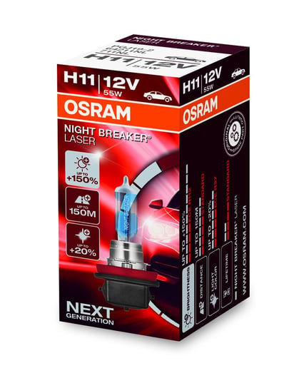Żarówka OSRAM H11 Night Breaker Laser +150% (1 sztuka) Osram