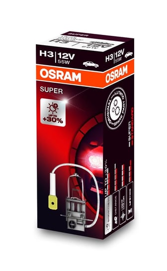 Żarówka OSRAM H3 Super +30% (1 sztuka) Osram