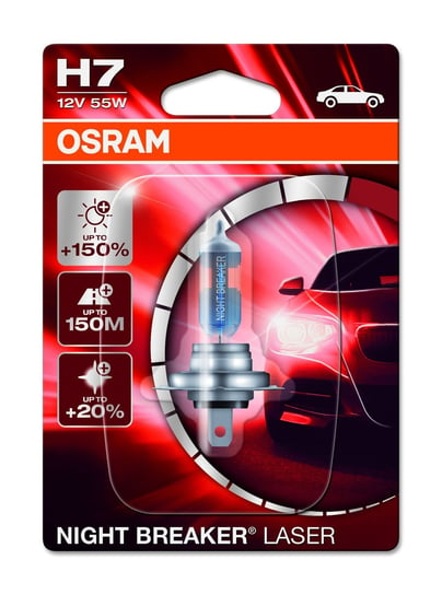 Żarówka OSRAM H7 Night Breaker Laser +150% (1 sztuka) Osram
