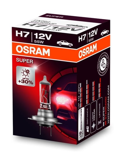 Żarówka OSRAM H7 Super +30% (1 sztuka) Osram