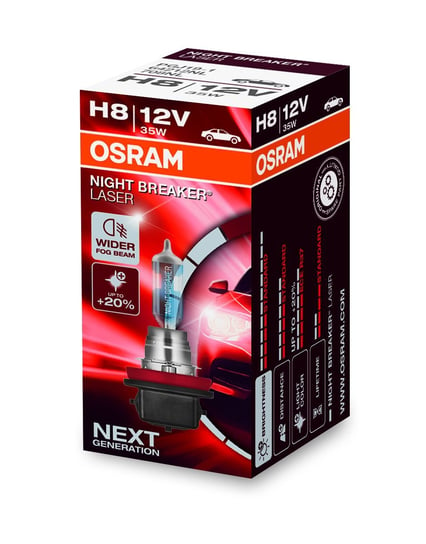 Żarówka OSRAM H8 Night Breaker Laser +150% (1 sztuka) Osram