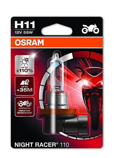 Żarówka Osram Night Racer +50% Moto H11 12V 55W Osram