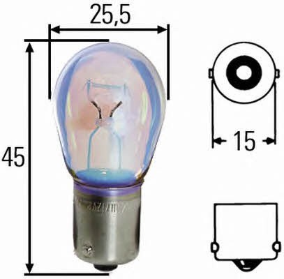 Żarówka P21W 12V 21W Hella 8GA 002 073-271 Hella