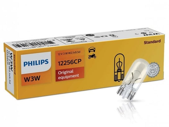 Żarówka Philips 12V 3W W3W T10 W2.1x9.5d, 1 szt. Philips