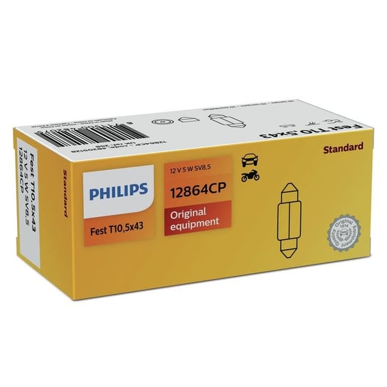 Żarówka PHILIPS Festoon T10,5x43 Vision (1 sztuka) Philips
