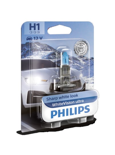 Żarówka PHILIPS H1 WhiteVision Ultra (1 sztuka) Philips