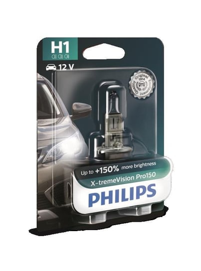 Żarówka PHILIPS H1 X-tremeVision Pro150 (1 sztuka) Philips