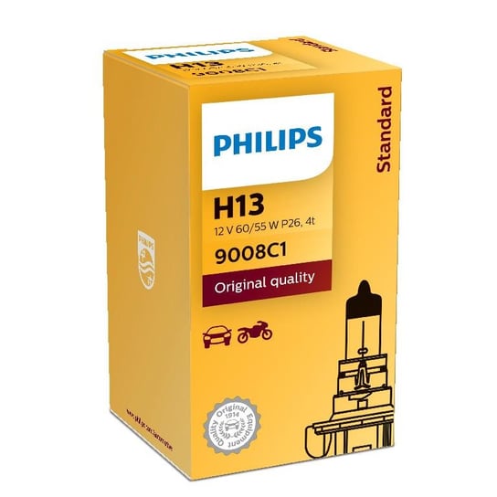 Żarówka PHILIPS H13 Vision (1 sztuka) Philips