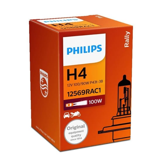 Żarówka PHILIPS H4 Rally (1 sztuka) Philips