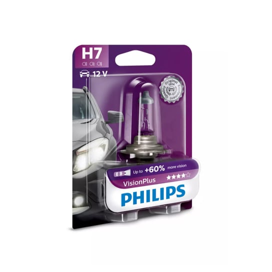 Żarówka PHILIPS H7 VisionPlus Philips