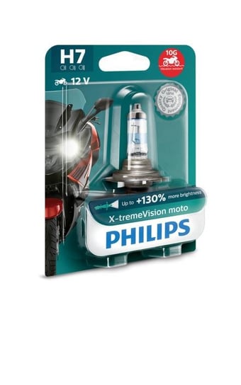Żarówka PHILIPS H7 X-tremeVision Moto (1 sztuka) Philips