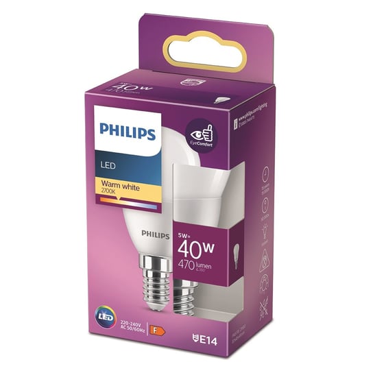 Żarówka Philips LED E14 5 W (40 W) ciepła biel 1 szt. Philips