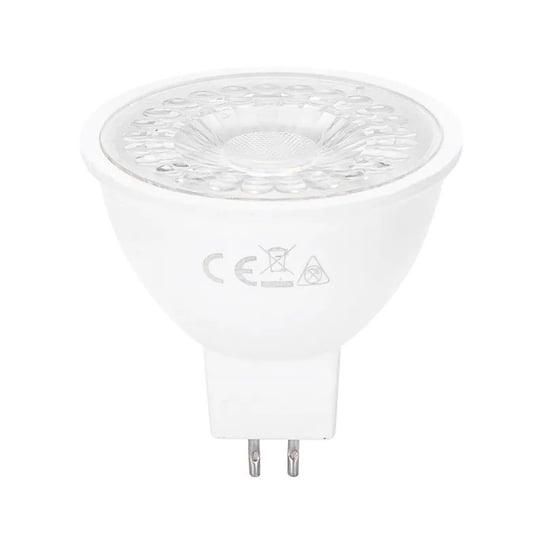 Żarówka Reflektorek Halogen Cob Mr16 6w Ac Dc12v Biały Zimny Fi50mm 