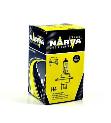 Żarówka samochodowa halogenowa Narva H4 12V 60/55W - 1szt Narva