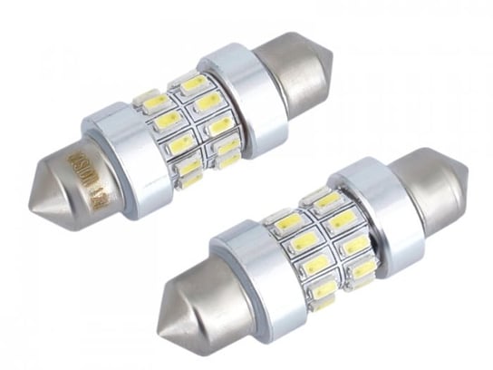 Żarówka samochodowa LED VISION C5W C10W 36mm 12V 24x 3014 SMD LED, CANBUS, biała, 2 szt. Vision