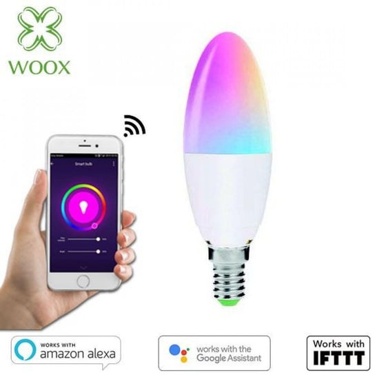 Żarówka Smart Woox Wi-Fi LED 5W E14 RGBW 470LM Woox
