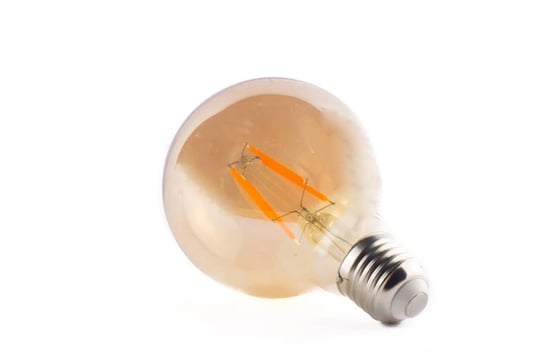 Żarówka vintage retro Edison Filament  LED 4W G80 E27 2300K amber barwa ciepła Area