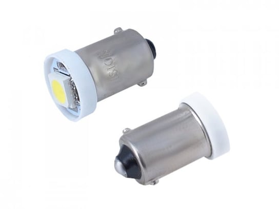 Żarówka VISION T2W T4W BA9s 12V 1x 5050 SMD LED, biała, 2 szt. Vision